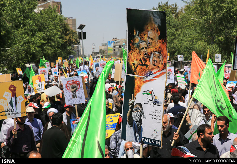 نماز جمعه و راهپیمایی روز قدس تهران